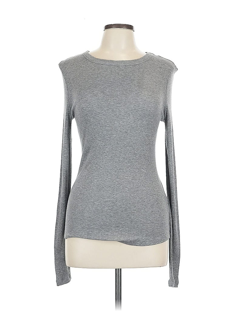 Pre-owned Bp. Long Sleeve T-shirt In Gray