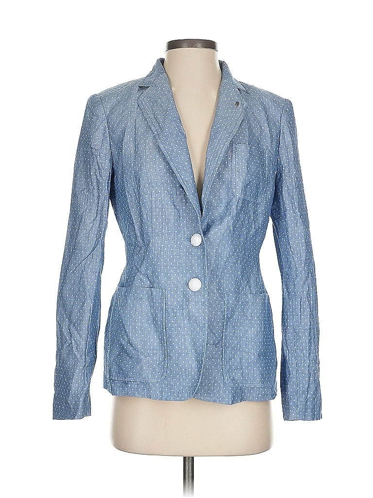 Pre-owned Tommy Hilfiger Blazer Jacket In Blue