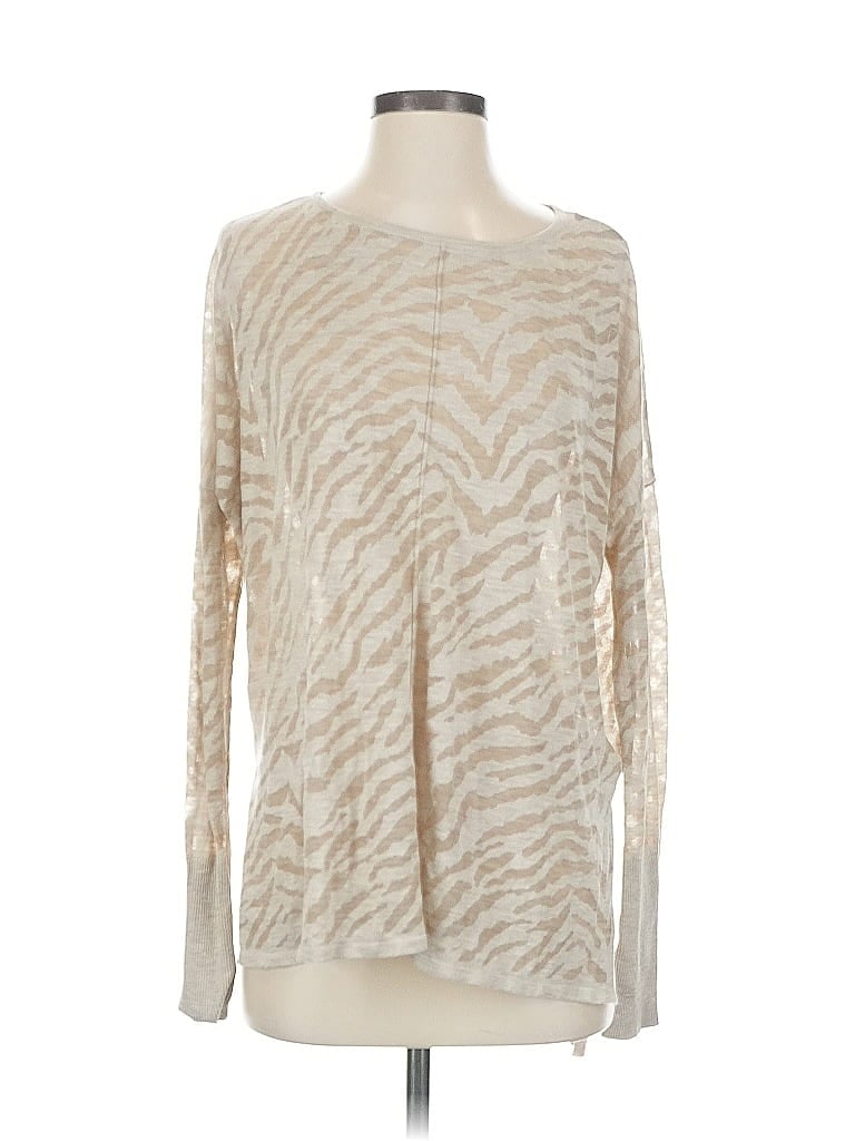 Pre-owned H&m Pullover Sweater In White