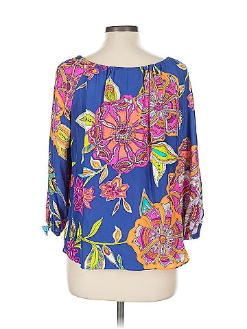 Alice & Trixie 3/4 Sleeve Silk Top (view 2)