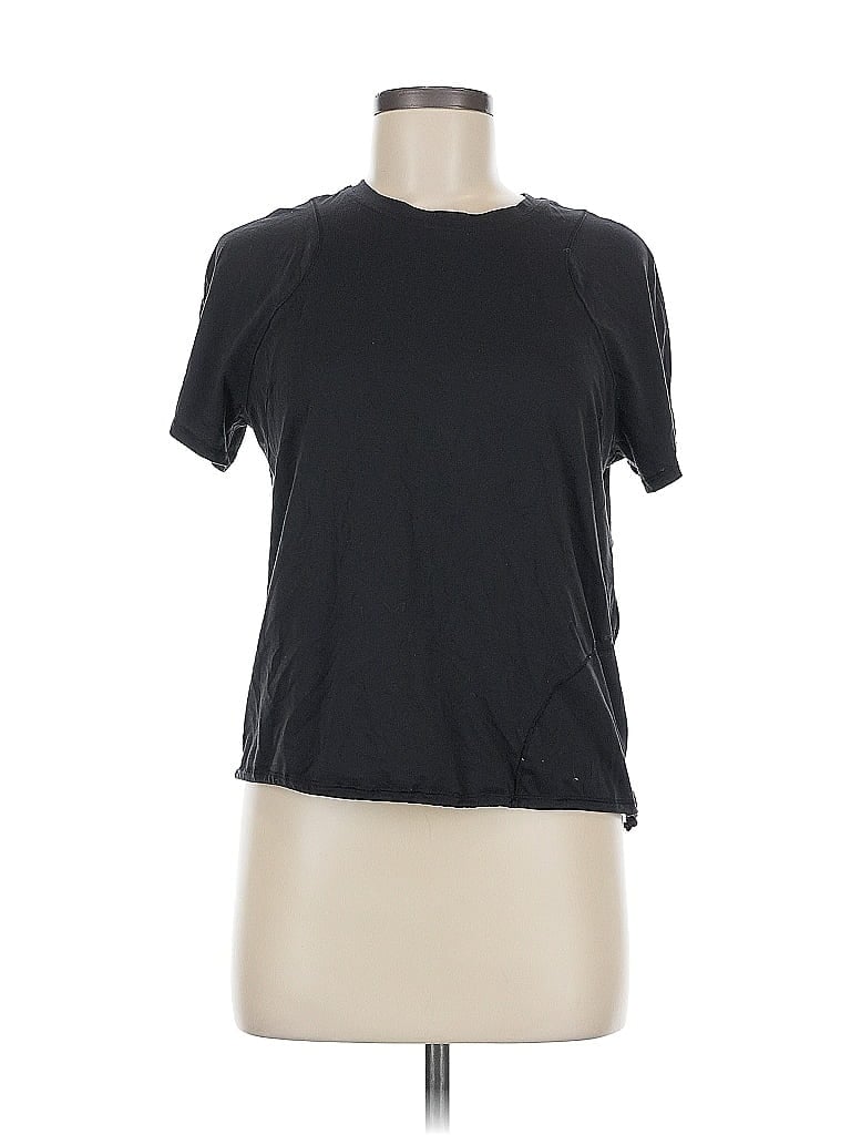 Pre-owned Lululemon Athletica Short Sleeve T-shirt In Black