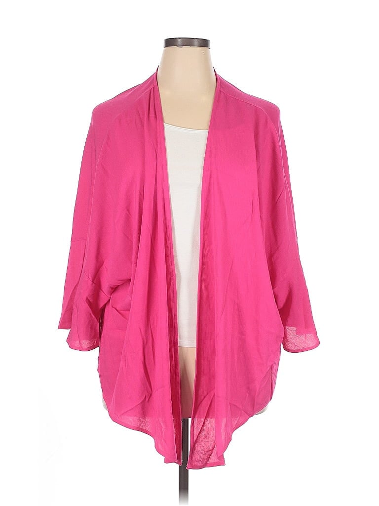 Pre-owned Torrid Cardigan Sweater In Pink