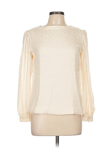 David Hayes Long Sleeve Silk Top (view 1)