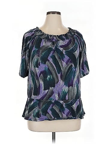 AB Studio Short Sleeve Blouse (view 1)