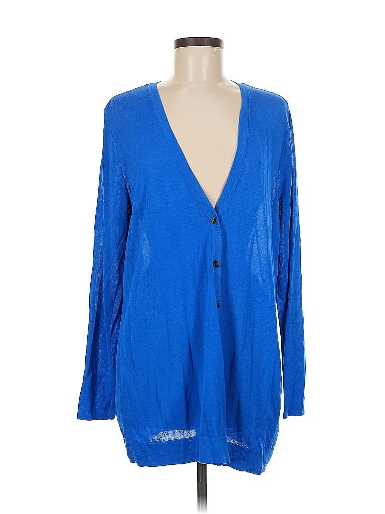 Pre-owned Jjill Cardigan Sweater In Blue