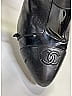 Chanel 100% Leather Black Ankle Boots Size EU 40 - photo 3