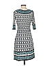 Max Studio Argyle Gray Casual Dress Size S - photo 2