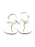 J.Crew White Silver Sandals Size 10 - photo 2