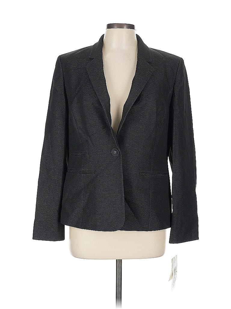 Pre-owned Nine West Blazer Jacket In Gray