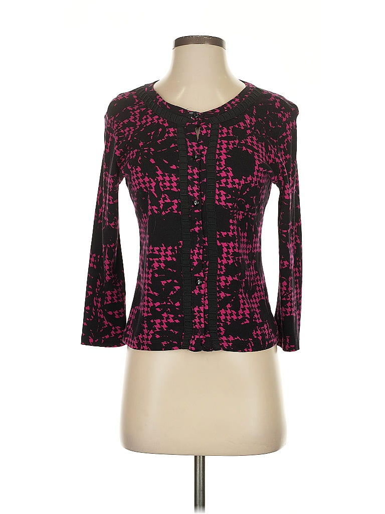 Pre-owned Rafaella 3/4 Sleeve T-shirt In Pink