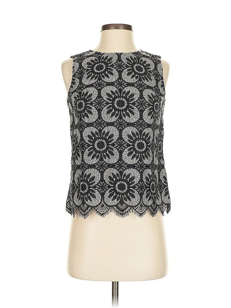 Pre-owned Banana Republic Sleeveless Blouse In Black