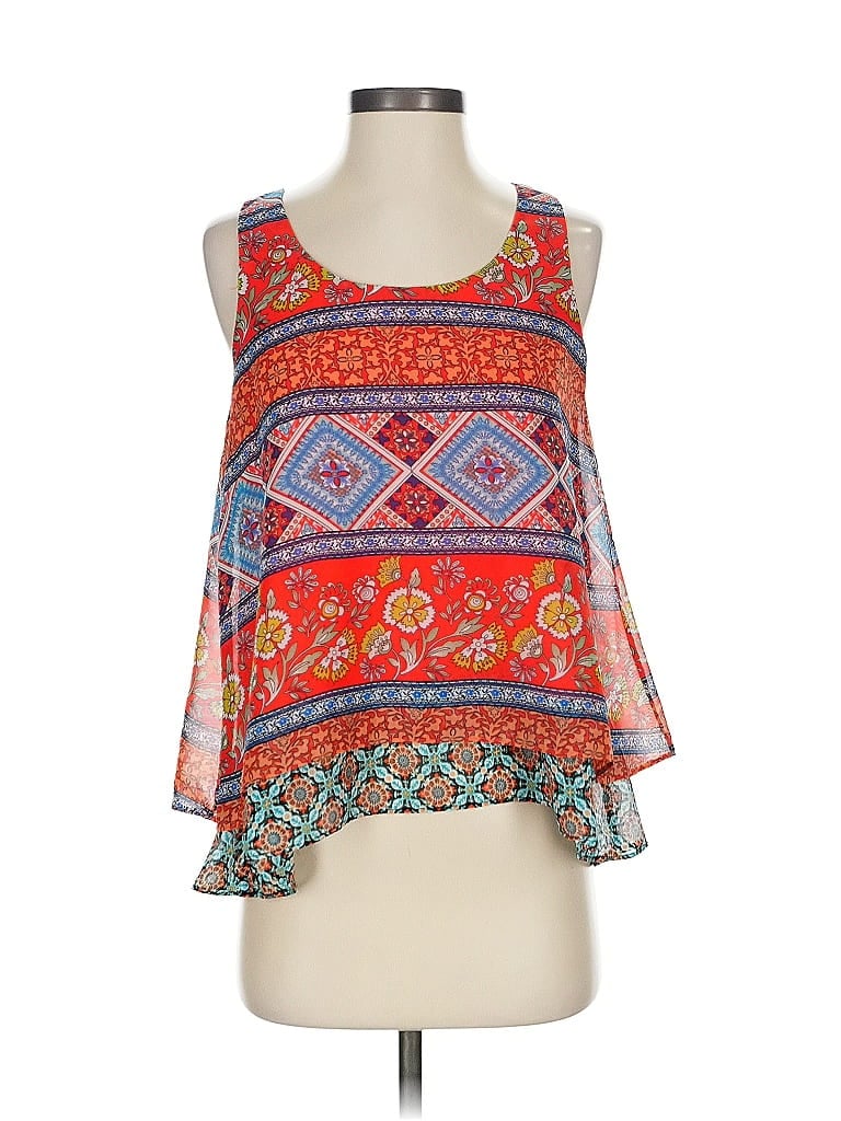 Pre-owned Bcx Sleeveless Blouse In Orange