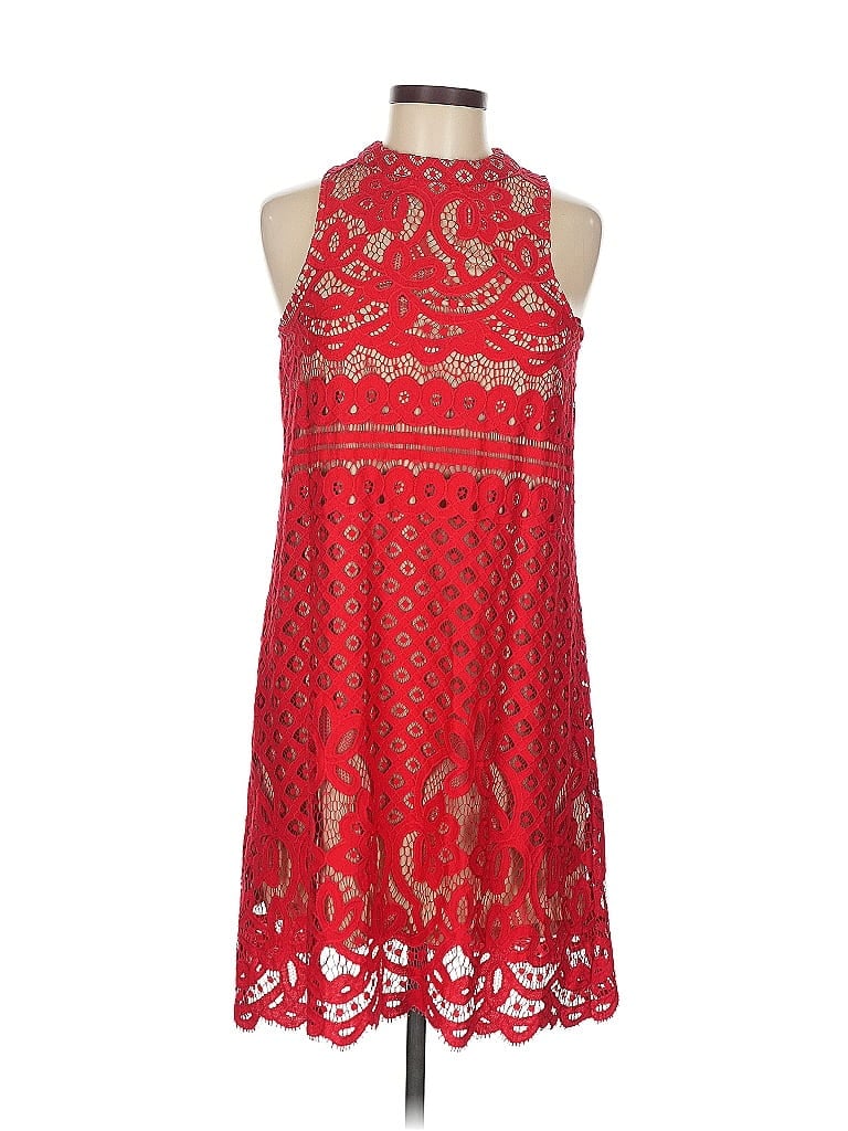 Pre-owned Francesca's Cocktail Dress In Red