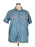 Lauren Brooke 100% Cotton Blue Casual Dress Size 18 - photo 1