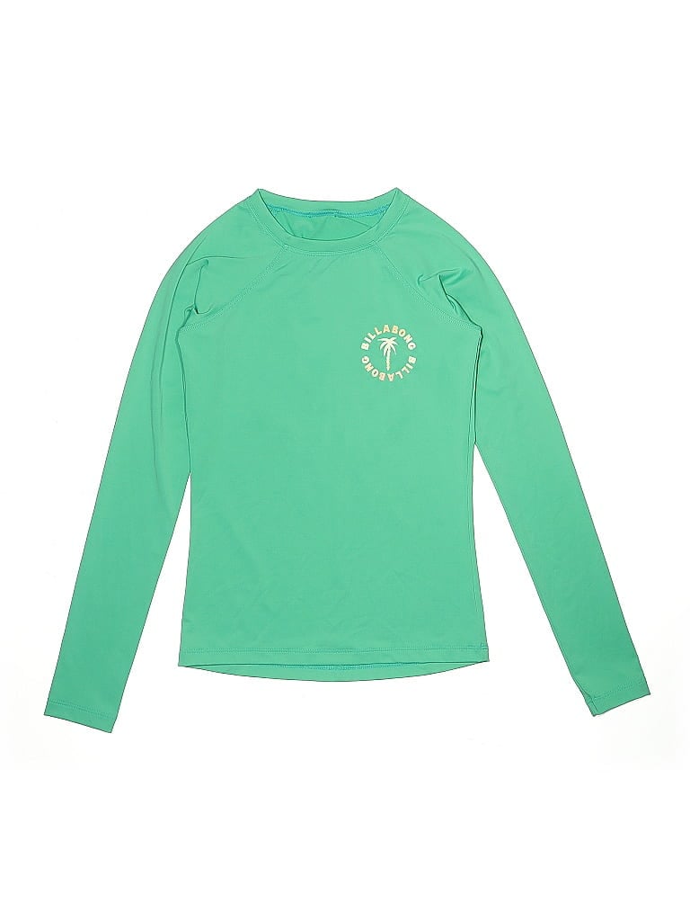 Click to view more detailed imagery on our partner's website Pre-owned Billabong Kids' Long Sleeve T-shirt In Green