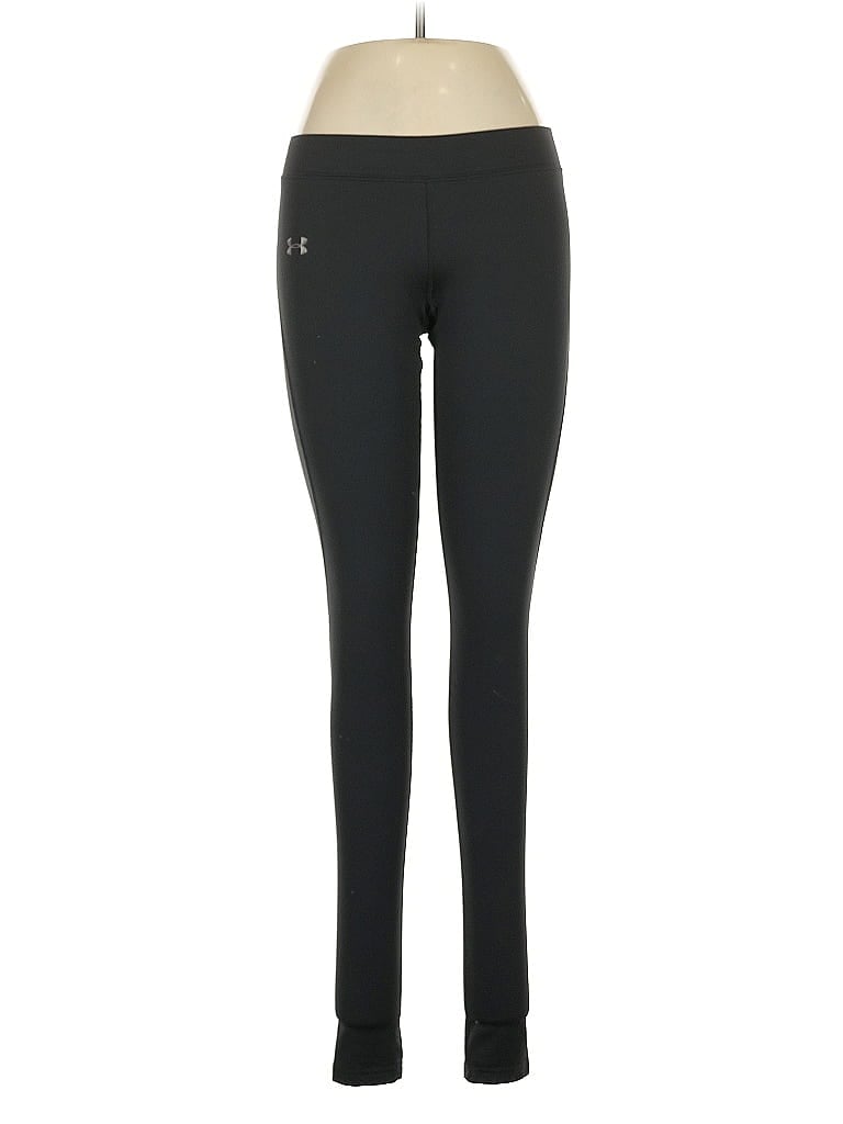 Pre-owned Under Armour Active Pants In Black