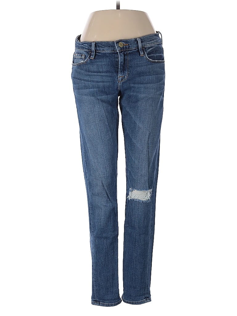 Pre-owned Frame Jeans In Blue