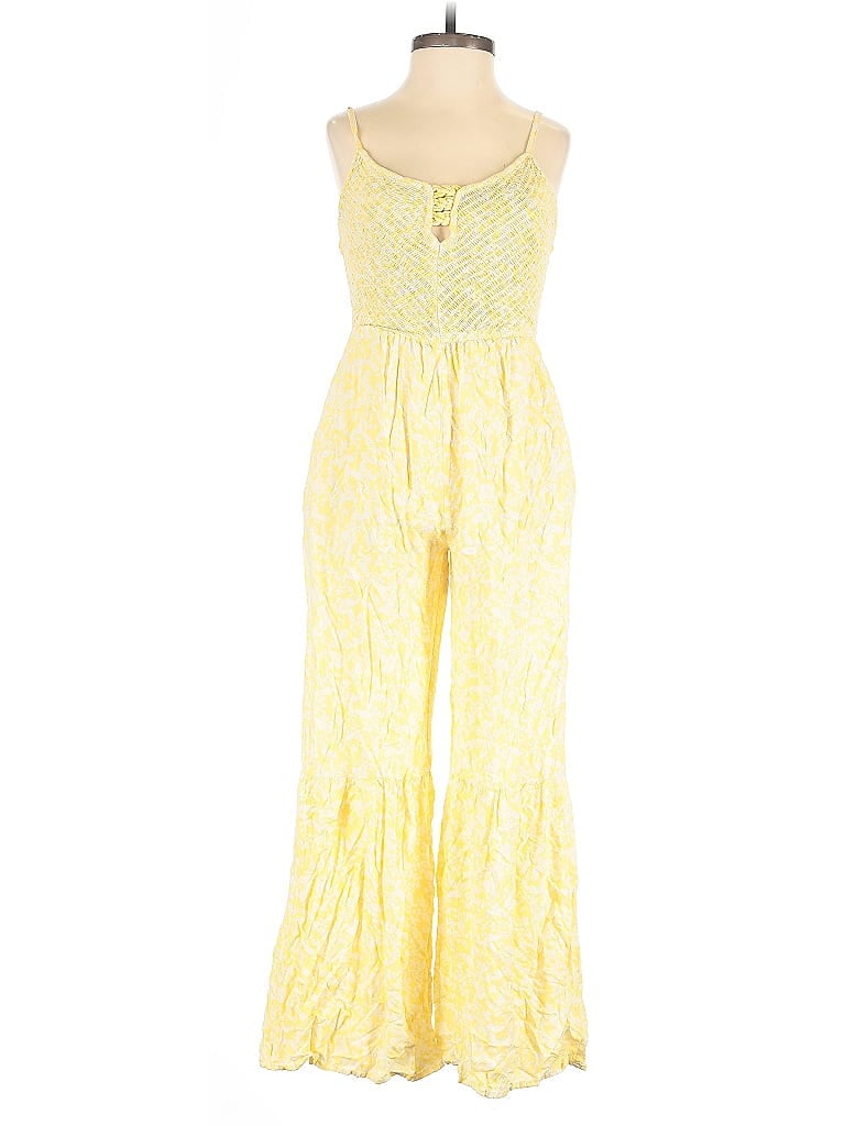 Pre-owned Sincerely Jules Jumpsuit In Yellow