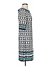 Max Studio Argyle Gray Casual Dress Size S - photo 4