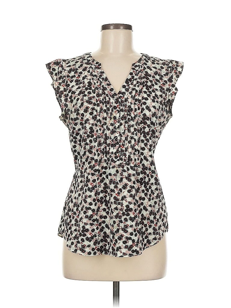 Pre-owned Fervour Sleeveless Blouse In White