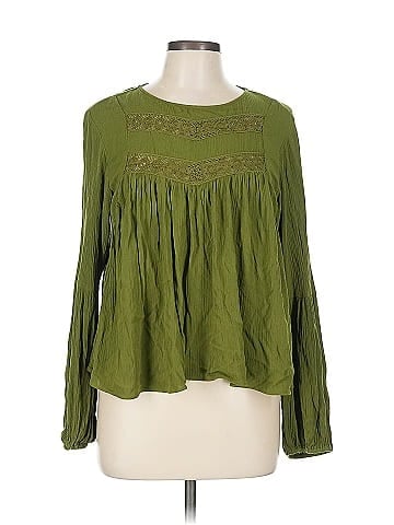 Scoop Long Sleeve Blouse (view 1)