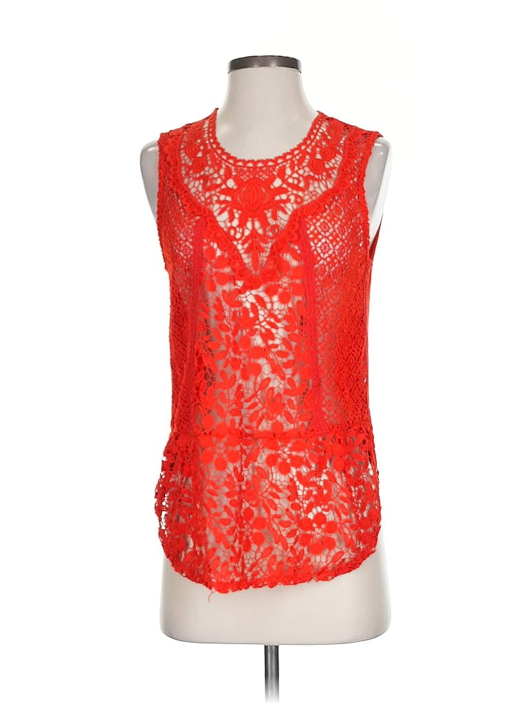 TINY Pre-owned Sleeveless Blouse In Orange