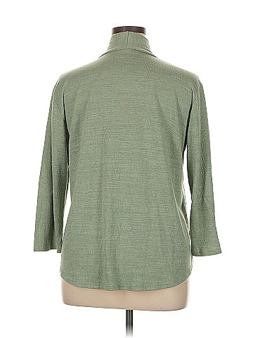 Cable & Gauge 3/4 Sleeve Blouse (view 2)