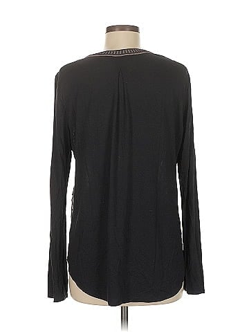 Hale Bob Long Sleeve Silk Top (view 2)
