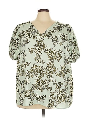 LC Lauren Conrad Short Sleeve Blouse (view 1)