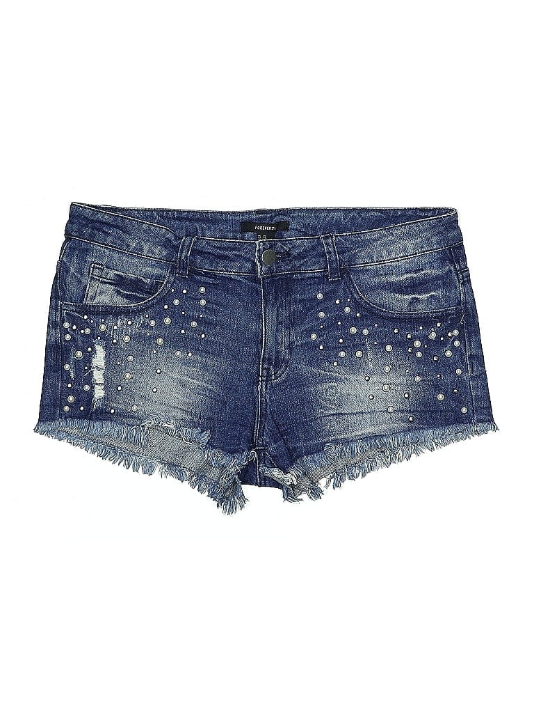 Pre-owned Forever 21 Shorts In Blue
