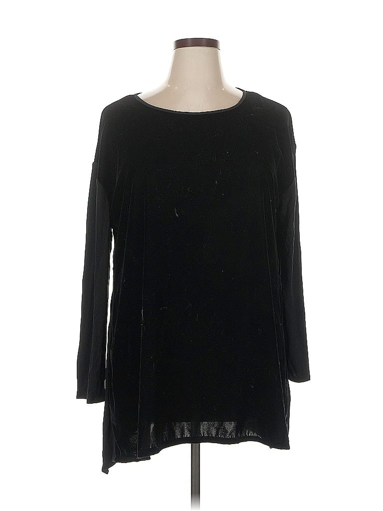 Pre-owned Jjill Casual Dress In Black
