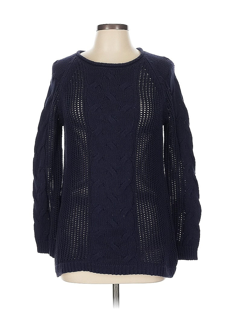 Pre-owned Olive & Oak Pullover Sweater In Blue