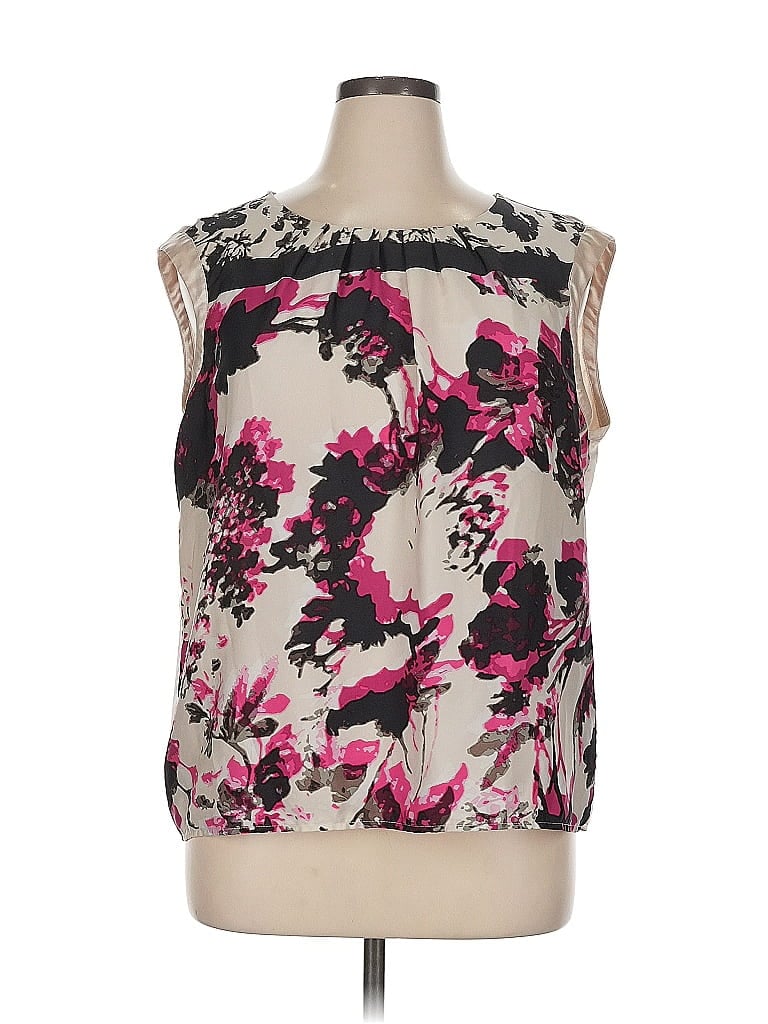 Pre-owned Daisy Fuentes Sleeveless Blouse In Pink