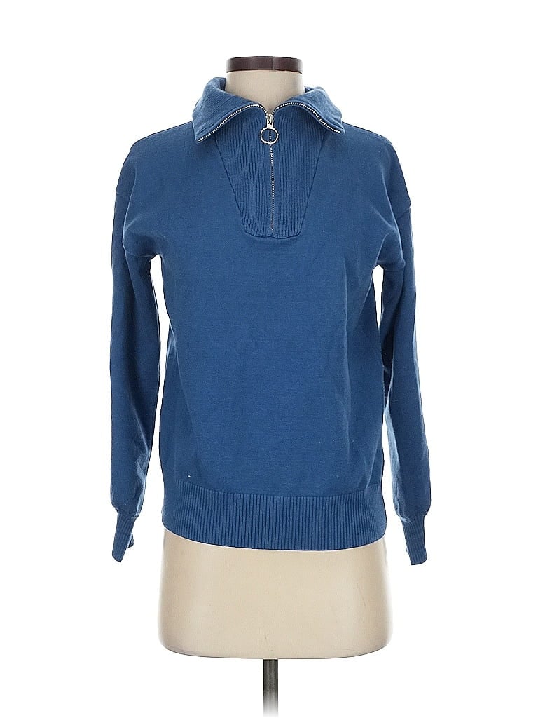 Pre-owned Unbranded Pullover Sweater In Blue