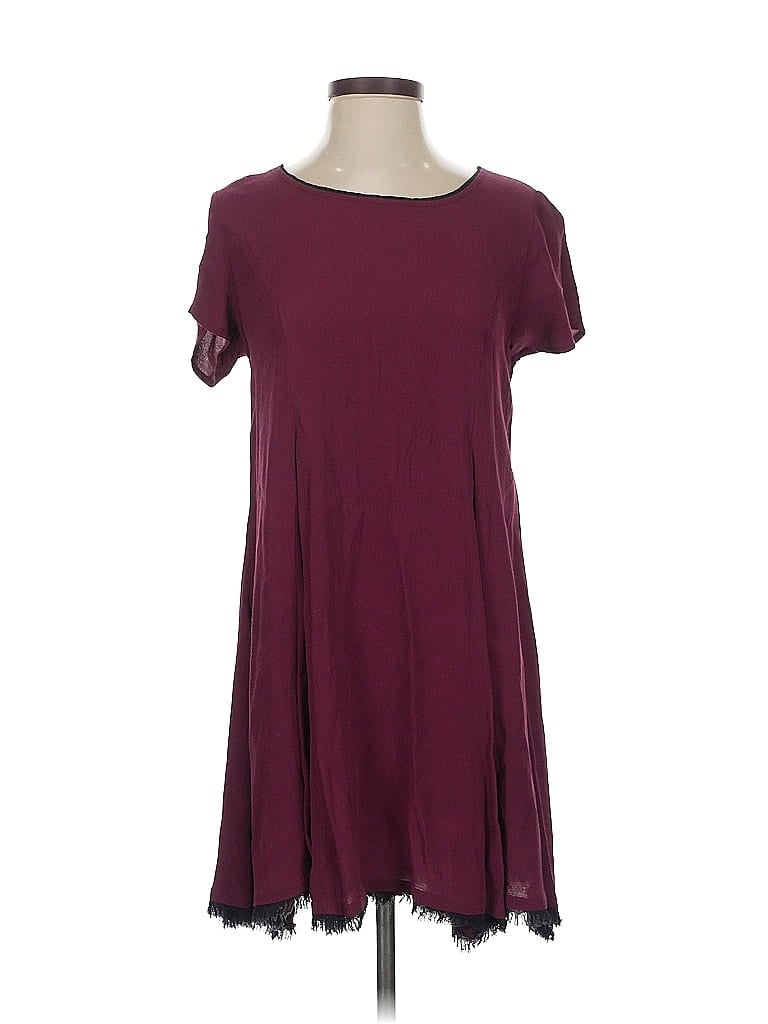 Pre-owned Sadie & Sage Casual Dress In Burgundy