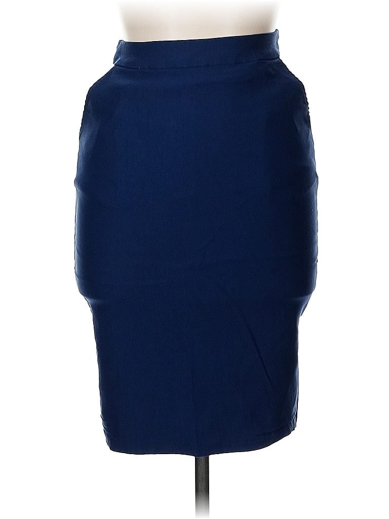Click to view more detailed imagery on our partner's website Pre-owned Kate Kasin Formal Skirt In Blue
