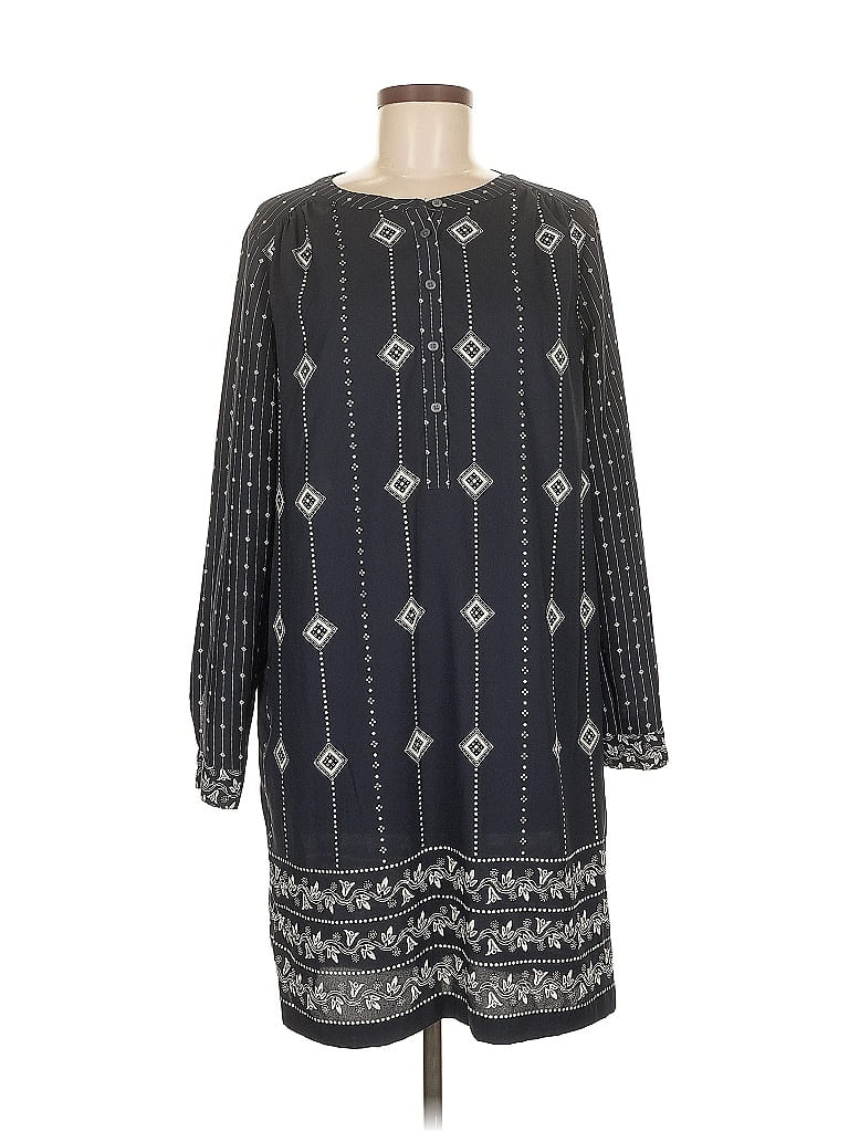 Pre-owned Ann Taylor Loft Kimono In Black