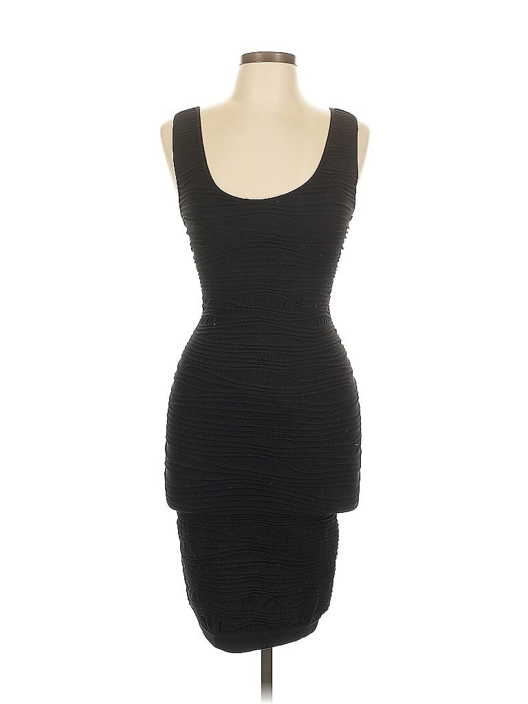 Pre-owned Bebe Cocktail Dress In Black