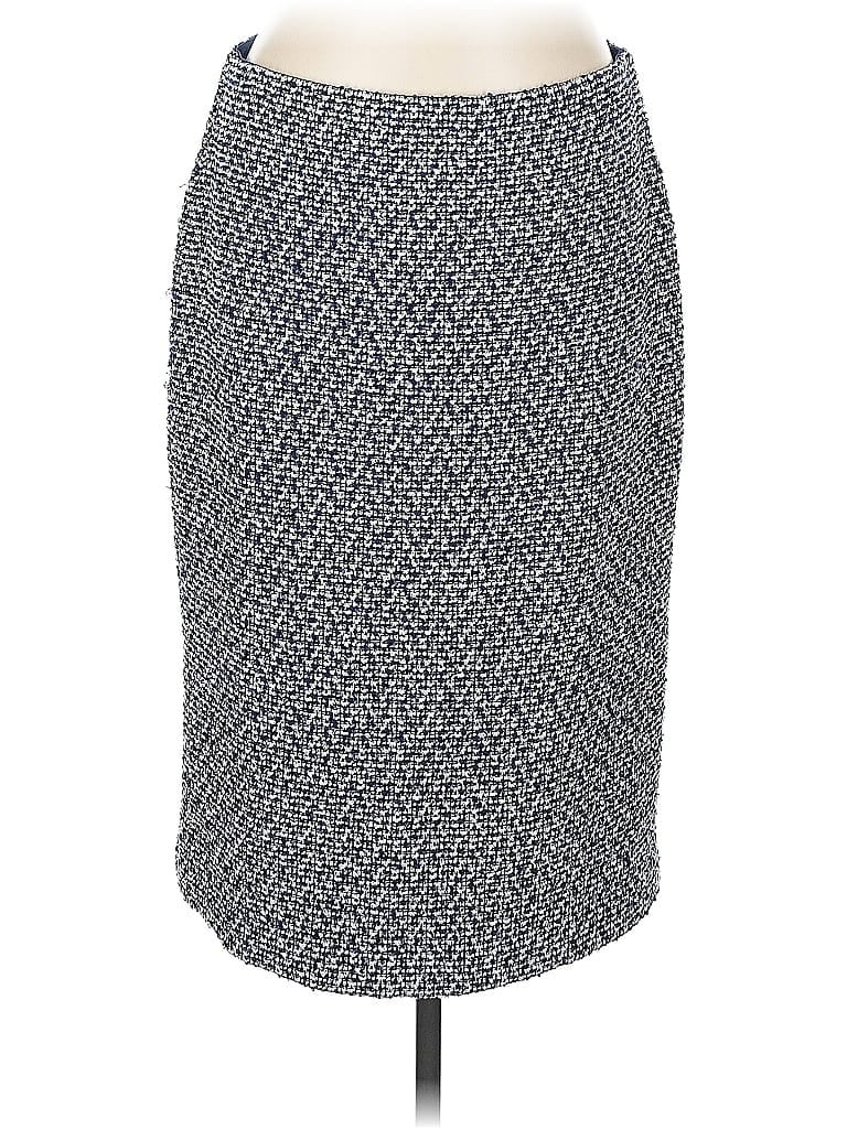 Pre-owned Ann Taylor Formal Skirt In Gray