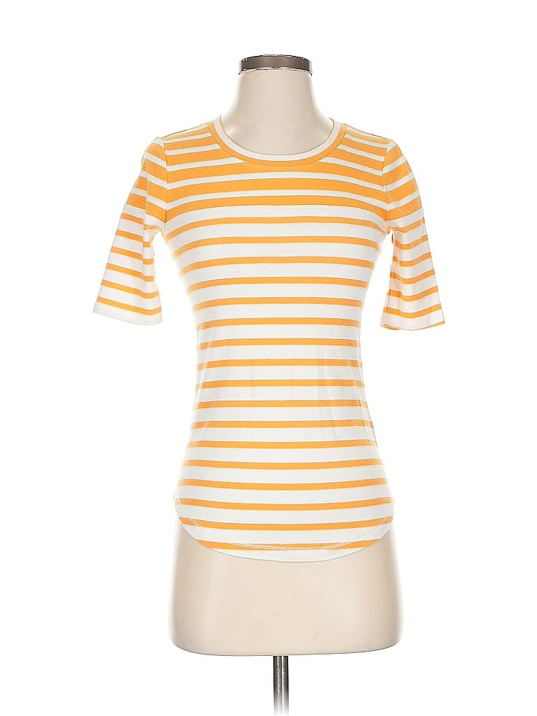 Pre-owned Banana Republic Short Sleeve T-shirt In Orange