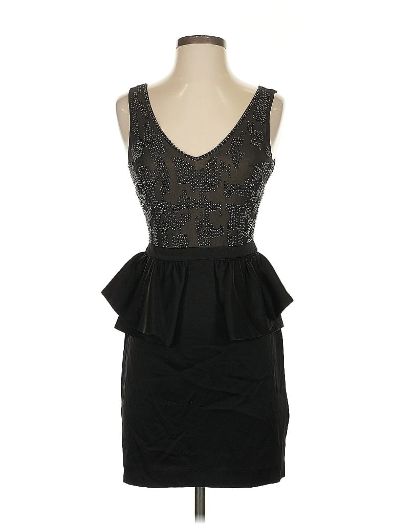 Pre-owned Bebe Cocktail Dress In Black