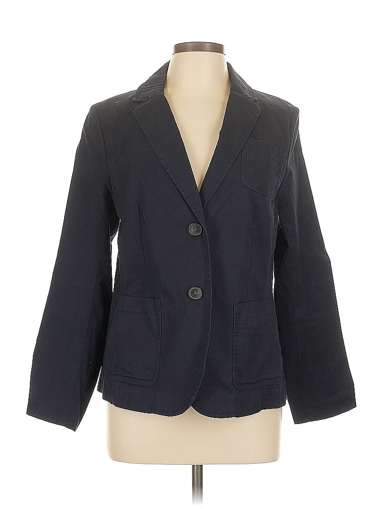 Pre-owned Talbots Blazer Jacket In Blue