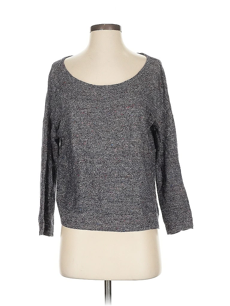 Pre-owned Rag & Bone 3/4 Sleeve Top Gray Boatneck Tops