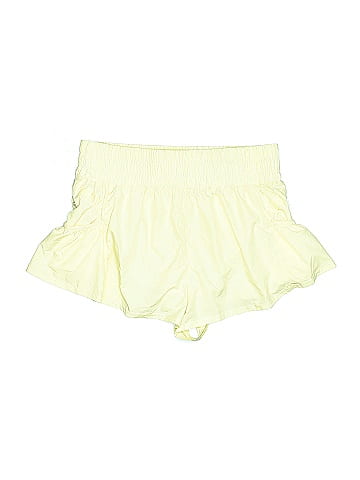 FP Movement 100% Polyester Yellow Shorts Size L