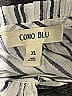 Como Blu Stripes Ivory 3/4 Sleeve Button-Down Shirt Size XL - photo 6