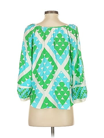Alice & Trixie 3/4 Sleeve Silk Top (view 2)