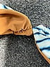 Unbranded Stripes Blue White Swimsuit Top Size M - photo 3
