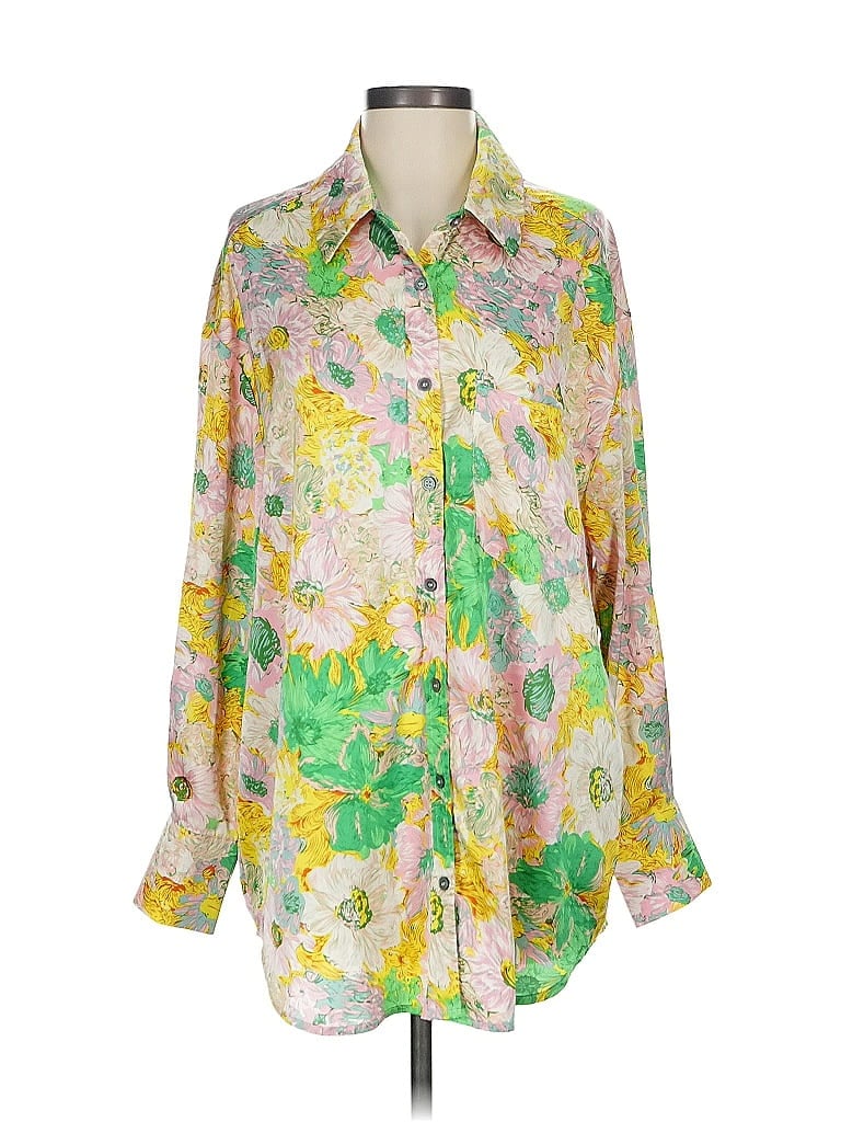 Pre-owned Entro Casual Dress In Yellow