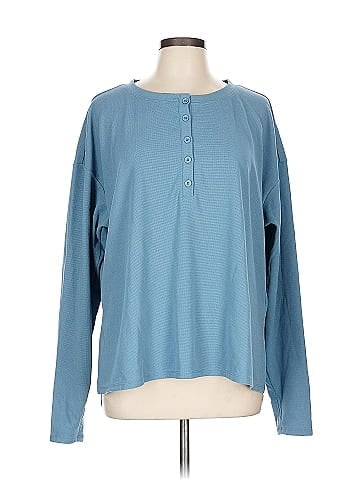 Halara Long Sleeve Henley (view 1)