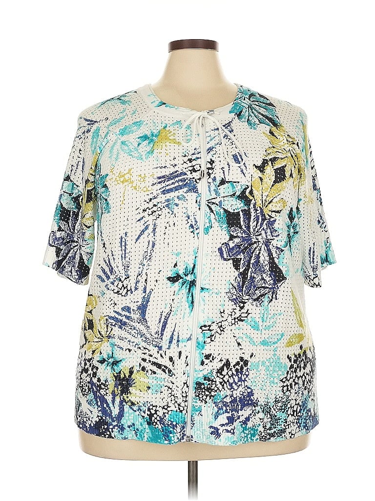 Click to view more detailed imagery on our partner's website Pre-owned Cj Banks Cardigan Sweater In Blue